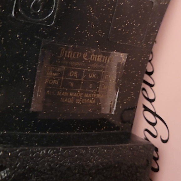 Juicy Couture NIB Rori Black Sparkle Bootie - Picture 6 of 15
